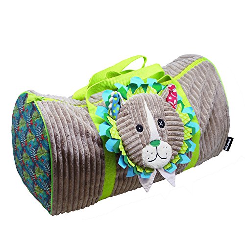 Les Déglingos® Deglingos Weekend/Overnight/Duffel Bag Jelekros - Lion