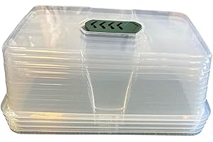 Tamersgifts Propagator Lids Gravel Tray Seed Trays Small Medium (5 Propagator Cover Lid Medium 38cm)