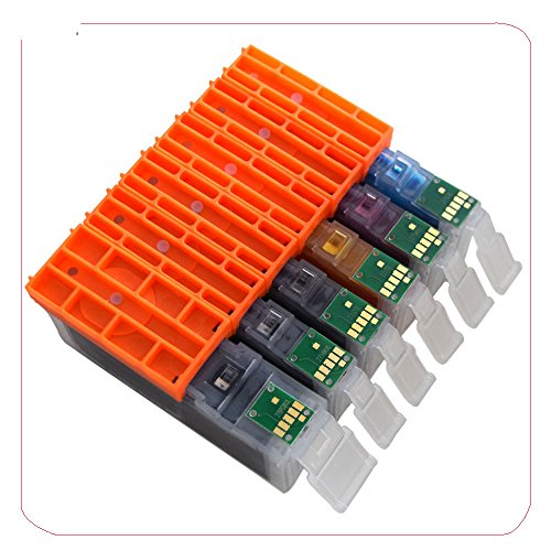 Oyat® Compatible 5 Canon Pixma pgi-570 XL/cli-571 XL Tintenpatronen ersetzt MG5750, MG5751, MG5752, MG5753, mg6850, mg6851, mg6852, mg6853 Drucker Tinten - 3