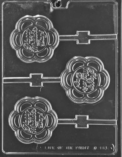 Happy Mother's Day Chocolate Lollipop Mould 3 on 1