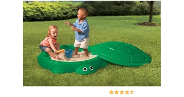 little tikes turtle sandpit lid