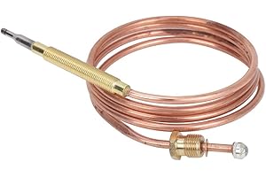 SPEEM | Thermocouple universel 900mm M8X1 | Contrôleur de thermos à gaz | Pour mesurer et contrôler la température de l'eau | Dispositif de flamme, thermocuple, sonde thermique, thermocouple limiteur