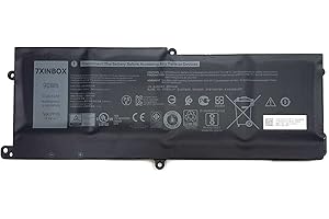 7xinbox 11.4V 90Wh 7500mAh DT9XG 07PWKV 0KJYFY Laptop Battery compatible with Alienware Area-51m R1 R2,D1968W D1968B D1969PW D1733B D1746W D1735DB D17335DB 3PB D17 66W D1748DW D1746B D1766B D1741DB
