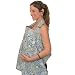 IntiMom Nursing Cover, Baby Breastfeeding Cover, Wide Hooter Hider Made of the Highest Quality Fabric, 100% Breathable Cotton with Unique Design and a Complimentary Pouch`