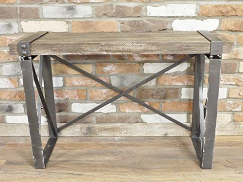 Vintage Industrial Style Console Table or Desk/Workbench 94cm