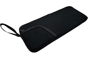 KOSTOO Housse de transport en néoprène avec fermeture éclair pour clavier sans fil MX Keys Advanced/Craft, Noir , Moderne