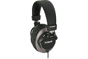 Roland Rh-300 Stereo Headphones - Premium Closed-Back Studio Headphones for Pro Level Monitoring