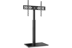 FITUEYES Soporte TV Suelo para Pantalla de 32 a 60 Pulgadas Altura Ajustable 1060-1240 mm Ángulo Ajustable ± 35 ° Soporte de TV Soporte VESA 200x200-600x400mm (Negro)