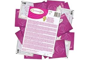 ORMELLE - Préservatifs Féminins - Latex Naturel De Qualité Premium - Lubrifiés - Protection Grossesse & IST - x100