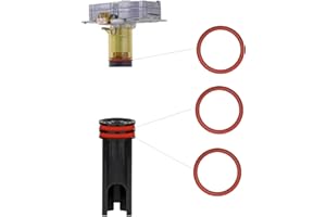 BREMERLUFT Lot de 3 joints toriques compatibles avec Delonghi EABI EAM ECA ECAM ESAM EPAM ETAM AEG, Philips pour l'unité de percolation, groupe de percolation, piston de pression et bloc thermique