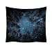 Produktbild Qmber 2019 Indisch Psychedelic Wandteppich Mandala Blau Turquoise Tapestry Elefant Boho Wandtuch Hippie Mehrfarbige Indischer Wandbehang Mode Kosmischer Nebel Wolken Art Dekorativ/E