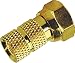 Produktbild Schwaiger GOFST6502537 F-Stecker (Durchmesser 6,5 mm, 2-er Set) gold