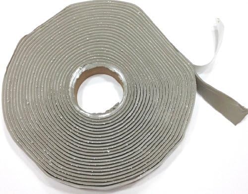 Colorimetrics Gray Putty Tape / Butyl Tape 1/8 x 3/4 x 30' (Single Roll) by DEHCO