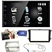Produktbild Kenwood DMX-110BT Bluetooth Moniceiver iPod iPhone USB MP3 Autoradio Einbauset für Golf 5 6 Passat 3C B7 Touran