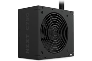 NZXT C750 Bronze ATX 3.1 - Alimentation Non-Modulaire - 750 Watts - Connecteur 12V-2x6 - Ventilateur FDB 120mm - Taille Compacte 140mm - Noir