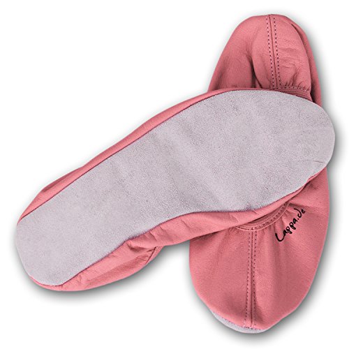 Schwarz, Weiß, Jensblau, Rosa, Pink, Hellblau, Lachsrot Gymnastikschuhe, Ballettschuhe, Schläppchen, Turnschläppchen, Tanzschuhe mit Ledersohle. Gr. 30-44 - 3