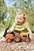 Green Toys Orange Tractor Toy with Detachable Trailer