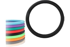 GENERIC Coprivolante in silicone antiscivolo per auto, universale, adatto per la maggior parte delle auto (nero)