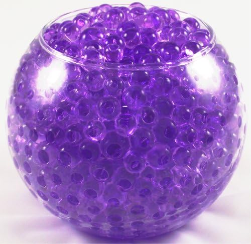 Purple 20G Water Beads Aqua Soil Bio Gel Ball Wedding Vase Centerpiece Free P&amp;P