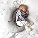 Luffystore Glow in the Dark Bright Light up Twinkling Star/Moon/Elf/Bulb Baby Bed Pillows Decoration Soft Plush Luminous Cushion Pillow Toy (Big Moon)