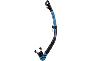 Cressi Alpha Ultra Dry - Tubo Respirador para Buceo y Snorkeling, Talla Única, Adulto Unisex