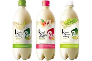 LET'S GO MARKET Kooksoondang Flavoured Rice Makgeolli - Assorted 3 Flavours (750ml *3)