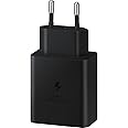 Samsung EP-T4510 Caricabatterie Super Fast Charging 45W, Porta USB-C (con Cavo), Nero