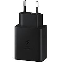 Samsung EP-T4510 Caricabatterie Super Fast Charging 45W, Porta USB-C (con Cavo), Nero
