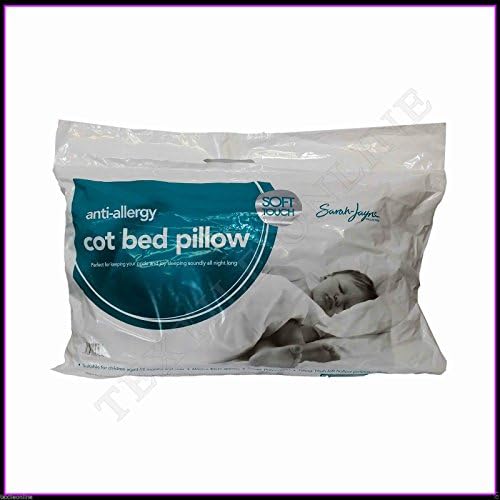 Sarah Jayne Textile Online Unisex Baby Cot Pillow Anti-Allergy Junior Nursery Toddler Cot Pillow