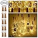 Produktbild 10 led flaschen-licht mit kupferdraht cork, EEIEER led string light Batteriebetrieben Bunte fairy Mini Lichter für Weinflasche DIY Weihnachten Halloween Party Hochzeit (Warmweiß)