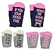 Produktbild 3 Paar Socken Damen If You Can Read This Bring Me Some Wine Lustiges Geschenk