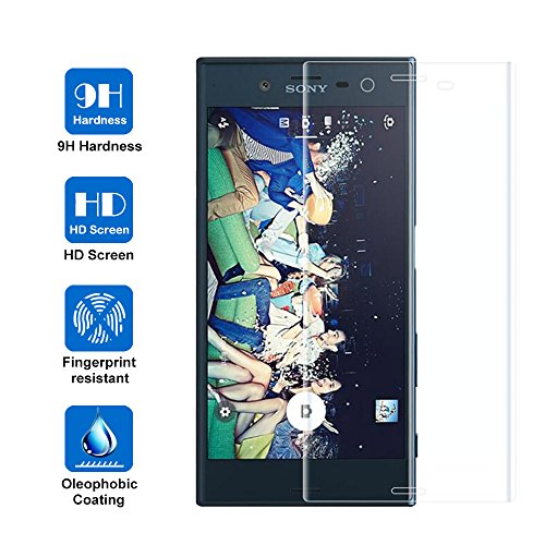 Sony Xperia X Compact Displayschutzfolie, AVIDET Hohe Qualität 3D vorgerundet PET HD Ultra-klar glasfolie Display Schutz Folie Vollschutz-mit ultra-Stärke, ultra-klare Transparenz für Sony Xperia X Compact ( Tansparent) - 2