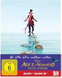 Alice im Wunderland: Hinter den Spiegeln (3D+2D) Steelbook [3D Blu-ray] [Limited Edition]
