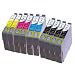 Produktbild 10 Tintenpatronen Kompatibel zu Epson T0711 , T0712 , T0713 , T0714 passend für Epson Stylus Office BX 300F , D 78 , D 92 , D 120 , DX 4000 , DX 4050 , DX 4400 , DX 4450 , DX 5000 , DX 5050 , DX 6000 , DX 6050 , Wifi kompatibel