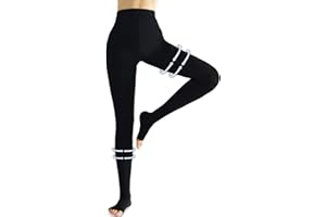 beister Collant a compressione medica, per donne e uomini, 20-30 mmHg, con punta aperta sulla coscia, alta compressione, supporto graduato