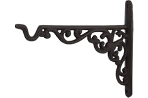 TICFOX Samfox Support pour Plante en Pot - Support pour Plante en Pot Suspendu Crochet Suspension Carillon à Vent Mangeoire pour Cage à Oiseaux Lanterne (S)