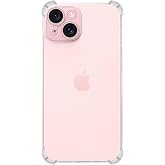 KZY İletişim Apple KZY İletişim iPhone 15 ile Uyumlu Kapak Kamera Korumalı Airbag Antishock K&ouml;şe Korumalı Şeffaf Silikon Kılı