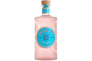 Malfy Rosa Sicilian Pink Grapefruit Flavoured Gin | Various Flavours | 41% ABV | 70cl | Citrus Grapefruit Notes | Background Notes of Juniper | Grapefruit Flavoured Gin inspired by the Amalfi Coast