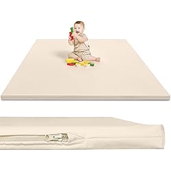 Fortella Tapis Bébé Pliable, Tapis De Jeux Bébé Éveil 120x120cm