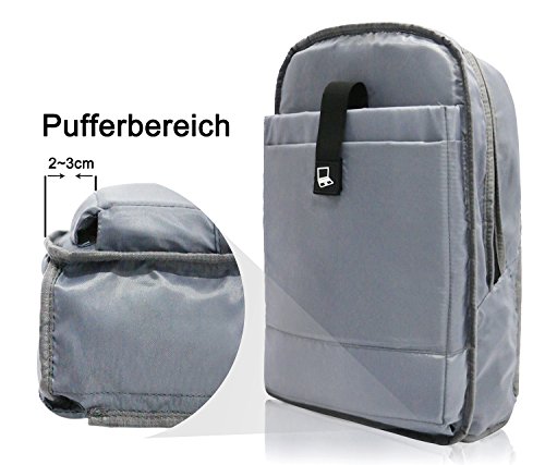 Norsens 15 6 Zoll Laptop Rucksack Business Notebook Rucksack  Dunkelgrau