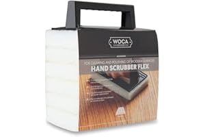 Woca Hand Scrubber Flex Kit with 5 White Polishing Pads