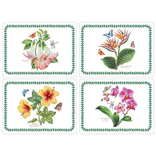 40.1 x 29.8 cm Pimpernel Gioco Dimensioni tovagliette Fults Giardino Botanico, Set di 4, Multicolore