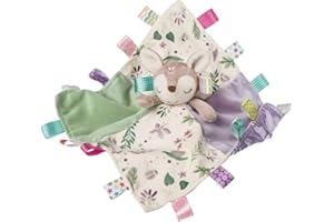MARY MEYER Taggies Stuffed Animal Security Blanket, 30 x 30-Centimetres, Flora Fawn