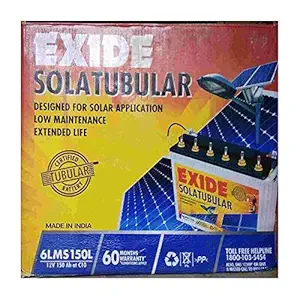 Exide Solar C10 Tubular Battery - 150Ah Inverter Battery