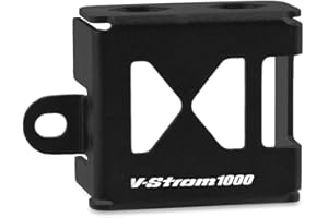 ZHUOWU Cubierta del Protector del Depósito del Líquido de Frenos Traseros para DL1000 V-Strom 1000 2014-2019