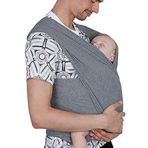 Lictin Fular Portabebés Elástico Gris