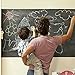 Youran Large Removable Self-adhesive Blackboard Wall Sticker Kids Chalkboard Art Decal 45x200cm Plus Chalks