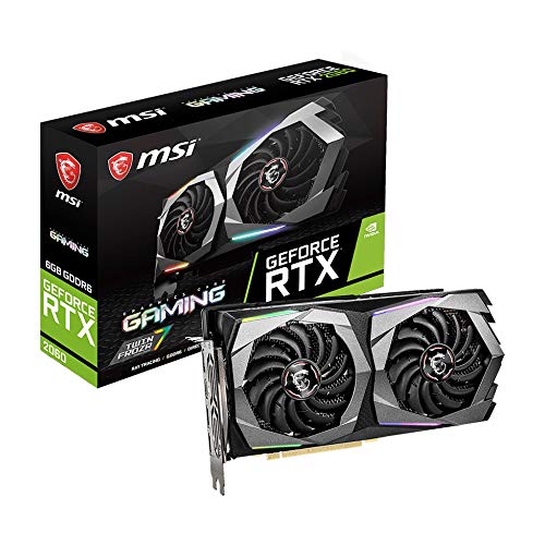 MSI GeForce RTX 2060 Gaming 6G (6 Go GDDR6/PCI Express 3.0/1710 MHz/14000 MHz) MSI GeForce RTX 2060 Gaming 6G (6 Go GDDR6/PCI Express 3.0/1710 MHz/14000 MHz)