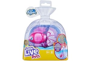 LITTLE LIVE PETS Lil' Dippers S1 single pack TOY FISH, Interactive, animated electronic toy, lifelike swimming movement, collectable, As seen on TV!