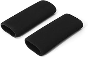 PAIKIUU 2Pcs Motorcycle Handlebar Grips Foam Cover Motorbike Handle Grips Anti Slip Foam Grip Applicable Sleeve Inside Diameter 3.17-3.68 cm